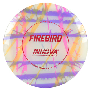 Innova Disc Golf Champion I-Dye Firebird Fairway Driver 9/3/0/4 Purple Orange/Red 173 grams