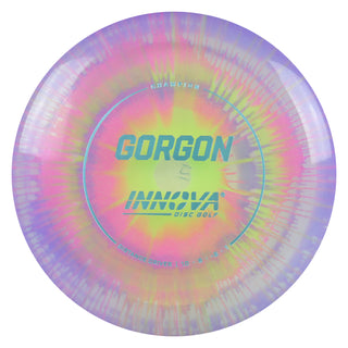 Innova Disc Golf Champion I-Dye Gorgon Distance Driver 10/6/-2/1 Green Purple Splat/Slate 171 grams