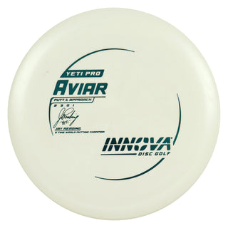 Innova Disc Golf Pro Yeti Aviar Putting Disc 2/3/0/1 White/Turquoise 167 grams