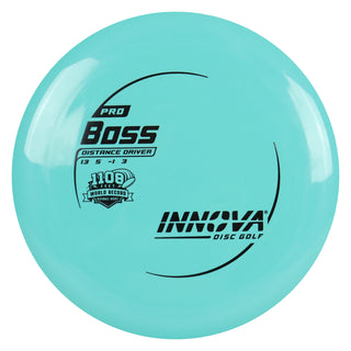 Innova Disc Golf Pro Boss Distance Driver 13/5/-1/3 Aqua/Black 173 grams