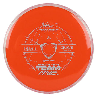 Axiom Disc Golf Neutron Crave Fairway Driver 6.5/5/-1/1 Orange/Red White 174 grams