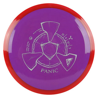 Axiom Disc Golf Neutron Panic Distance Driver 13/4/-0.5/3 Royal Purple/Red 174 grams