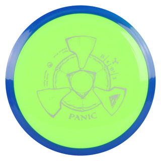 Axiom Disc Golf Neutron Panic Distance Driver 13/4/-0.5/3 Neon Green/Navy 168 grams