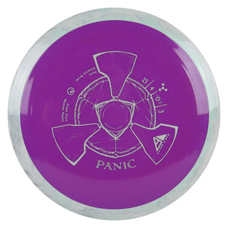 Axiom Disc Golf Neutron Panic Distance Driver 13/4/-0.5/3 Royal Purple/Teal Blend 174 grams