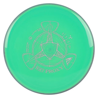 Axiom Disc Golf Neutron Proxy Soft Putter 3/3/-1/0.5 Green Blend/Grey 172 grams
