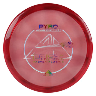 Axiom Disc Golf Pyro Prism Midrange Proton Plastic 5/4/0/2.5 Red/Red 177 grams