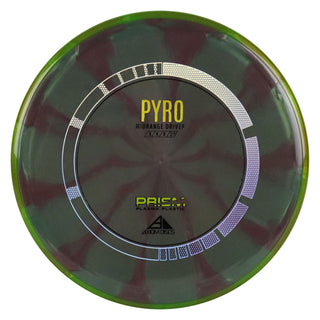 Axiom Disc Golf Prism Plasma Pyro Midrange Driver 5/4/0/2.5 Jade Maroon/Green 173 grams