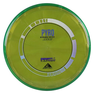 Axiom Disc Golf Prism Plasma Pyro Midrange Driver 5/4/0/2.5 Gold/Green 174 grams