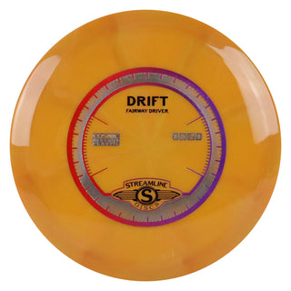Streamline Disc Golf Cosmic Neutron Drift Fairway Driver 7/5/-2/1 Mango/Red Purple 168 grams