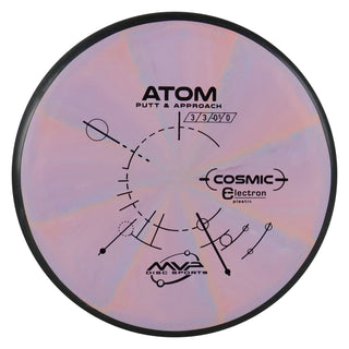 MVP Disc Golf Cosmic Electron Atom Putter 3/3/0/1 Lavender Blue 169 grams