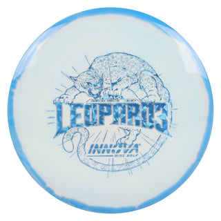 Innova Disc Golf Halo Star Leopard3 Fairway Driver 7/5/-2/1 Blue White/Blue Shatter 150 grams