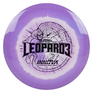 Innova Disc Golf Halo Star Leopard3 Fairway Driver 7/5/-2/1 Purple White/Royal Purple 157 grams