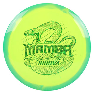 Innova Disc Golf Halo Star Mamba Distance Driver 11/6/-5/1 Green Yellow/Green Shatter 172 grams