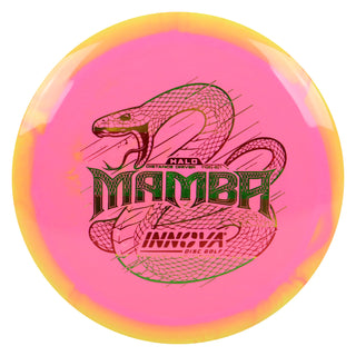 Innova Disc Golf Halo Star Mamba Distance Driver 11/6/-5/1 Yellow Pink/Rasta 173 grams