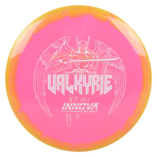 Innova Disc Golf Halo Star Valkyrie Fairway Driver 9/4/-2/2 Gold Pink/White 167 grams