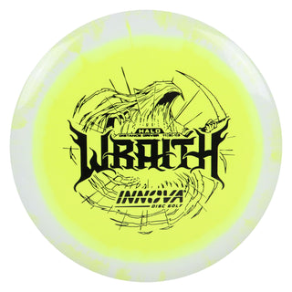 Innova Disc Golf Halo Star Wraith Distance Driver 11/5/-1/3 White Yellow/Black 148 grams