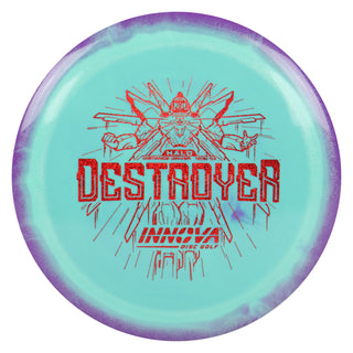 Innova Disc Golf Halo Star Destroyer Distance Driver 12/5/-1/3 Purple Teal/Red Shimmer 149 grams