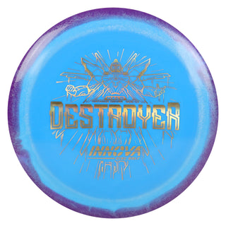 Innova Disc Golf Halo Star Destroyer Distance Driver 12/5/-1/3 Purple Blue/Gold Holo 148 grams