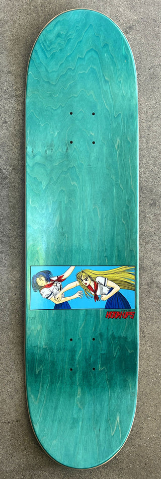 Hook Ups Skateboard Deck Battle School 8.25"