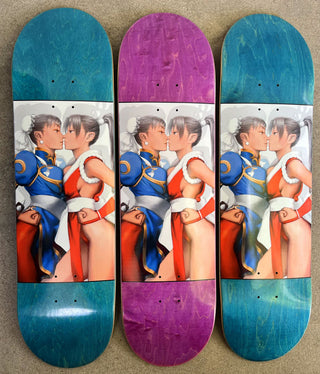 JK Industries Skateboard Deck Chun II Vs Mai 8.5" (Assorted Colors) Hook Ups