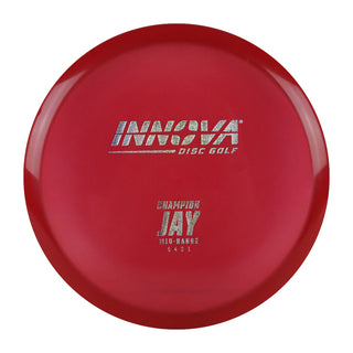Innova Disc Golf Champion Jay Midrange Disc 5/4/0/1 Red/Silver Shimmer 175 grams