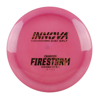 Innova Disc Golf Champion Firestorm Distance Driver 14/4/-1/3 Dark Coral/Cheetah 171 grams