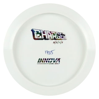 Innova Disc Golf Star Charger All White Bottom Stamp Driver 13/5/-1/2 Jellybean Stamp 173 grams