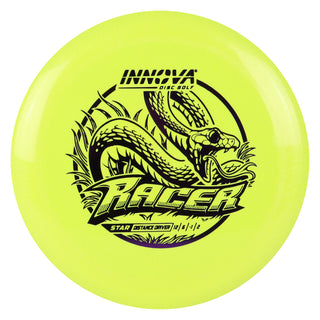 Innova Disc Golf Star Racer Distance Driver 12/6/-1/2 Yellow/Purple 164 grams