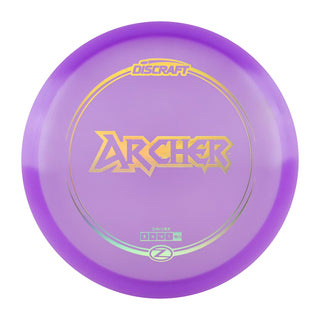 Discraft Disc Golf Z Line Archer Midrange Disc 5/4/-4/1 Purple/Gold Holo 173-174g
