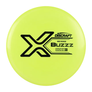 Discraft Disc Golf X Line Buzzz Midrange Disc 5/4/-1/1 Yellow/Black 175-176g