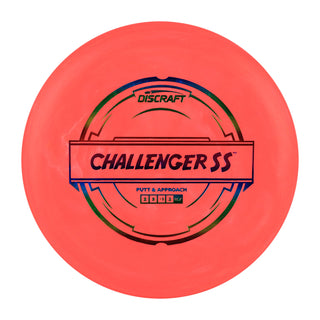 Discraft Disc Golf Putter Line Challenger SS Putter 2/3/-1/2 Pink/Rainbow 173-174g