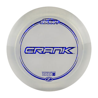 Discraft Disc Golf Z Line Crank Distance Driver 13/5/-2/2 Clear Grey/Dark Blue Shatter 170-172g