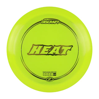 Discraft Disc Golf Z Line Heat Distance Driver 9/6/-3/1 Yellow/Gold 167-169g