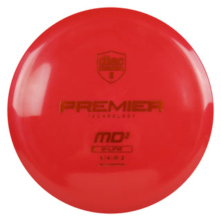 Discmania Disc Golf Q-Line Premier MD3 Midrange 5/6/0/2 Red/Orange 177 grams