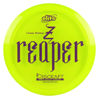 Discraft Disc Golf Classic Reissue Z Reaper Fairway Driver 8/3/0/1 Yellow/Purple 174g