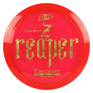 Discraft Disc Golf Classic Reissue Z Reaper Fairway Driver 8/3/0/1 Red/Gold Stars 173g