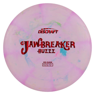 Discraft Disc Golf Jawbreaker Buzzz Midrange 5/4/-1/1 Light Purple/Red Lines 175-176g