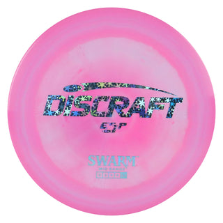 Discraft Disc Golf ESP Swarm Midrange 5/3/0/4 Dark Pink/Snowflakes 177-180 grams