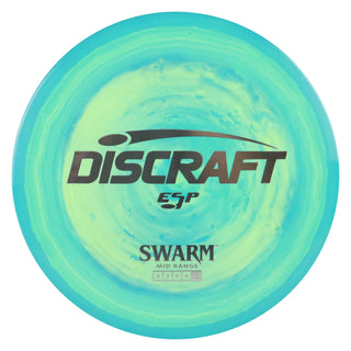 Discraft Disc Golf ESP Swarm Midrange 5/3/0/4 Shamrock Swirl/Silver 177-180 grams