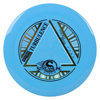 Streamline Disc Golf Neutron Turbulence Fairway Driver 7/2/0/3.5 Light Blue/Gold 167 grams