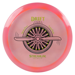 Streamline Disc Golf Proton Drift Fairway Driver 7/5/-2/1 Pink/Gold 174 grams