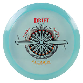Streamline Disc Golf Proton Drift Fairway Driver 7/5/-2/1 Light Blue/Red Gold 174 grams