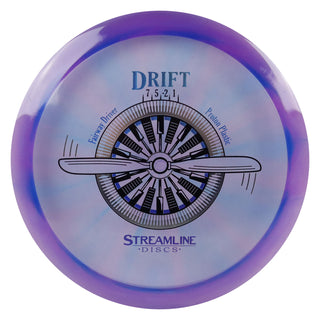 Streamline Disc Golf Proton Drift Fairway Driver 7/5/-2/1 Purple/Blue Indigo 170 grams