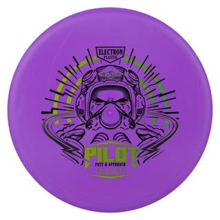 Streamline Disc Golf Electron Pilot Putter 2/5/0/1 Purple/Gold Green 171 grams