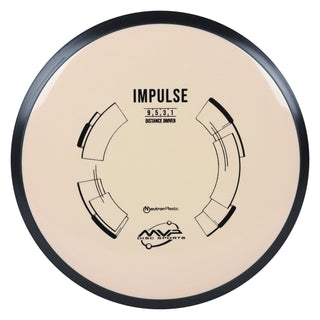 MVP Disc Golf Neutron Impulse Distance Driver 9/5/-3/1 Pastel Peach 172 grams