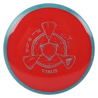 Axiom Disc Golf Neutron Virus Distance Driver 9/5/-3.5/1 Red/Blue Blend 168 grams