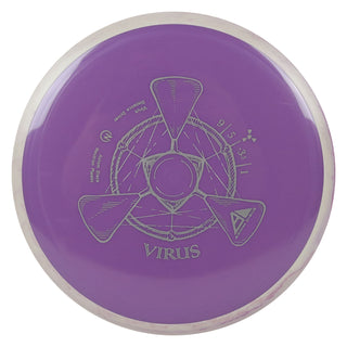 Axiom Disc Golf Neutron Virus Distance Driver 9/5/-3.5/1 Purple/White Purple 174 grams