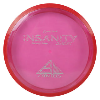 Axiom Disc Golf Proton Insanity Distance Driver 9/5/-2/1.5 Candy Pink/Red 174 grams