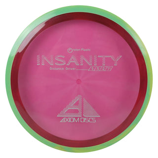 Axiom Disc Golf Proton Insanity Distance Driver 9/5/-2/1.5 Pink Black/Green 172 grams