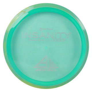 Axiom Disc Golf Proton Insanity Distance Driver 9/5/-2/1.5 Aqua/Yellow Teal 174 grams